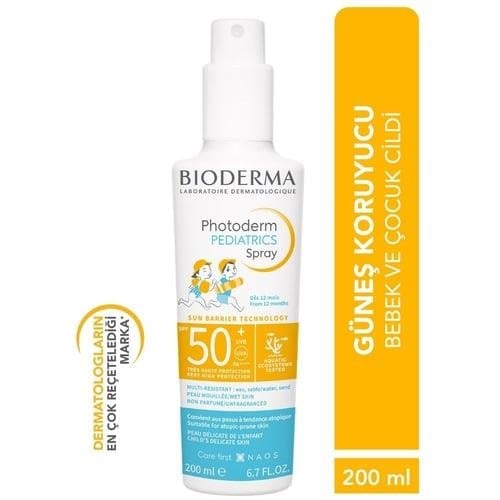 Bioderma Güneş Kremi - Photoderm Pediatrics Sprey Çocuk SpF50+Güneş Koruma Faktörü- 200ML