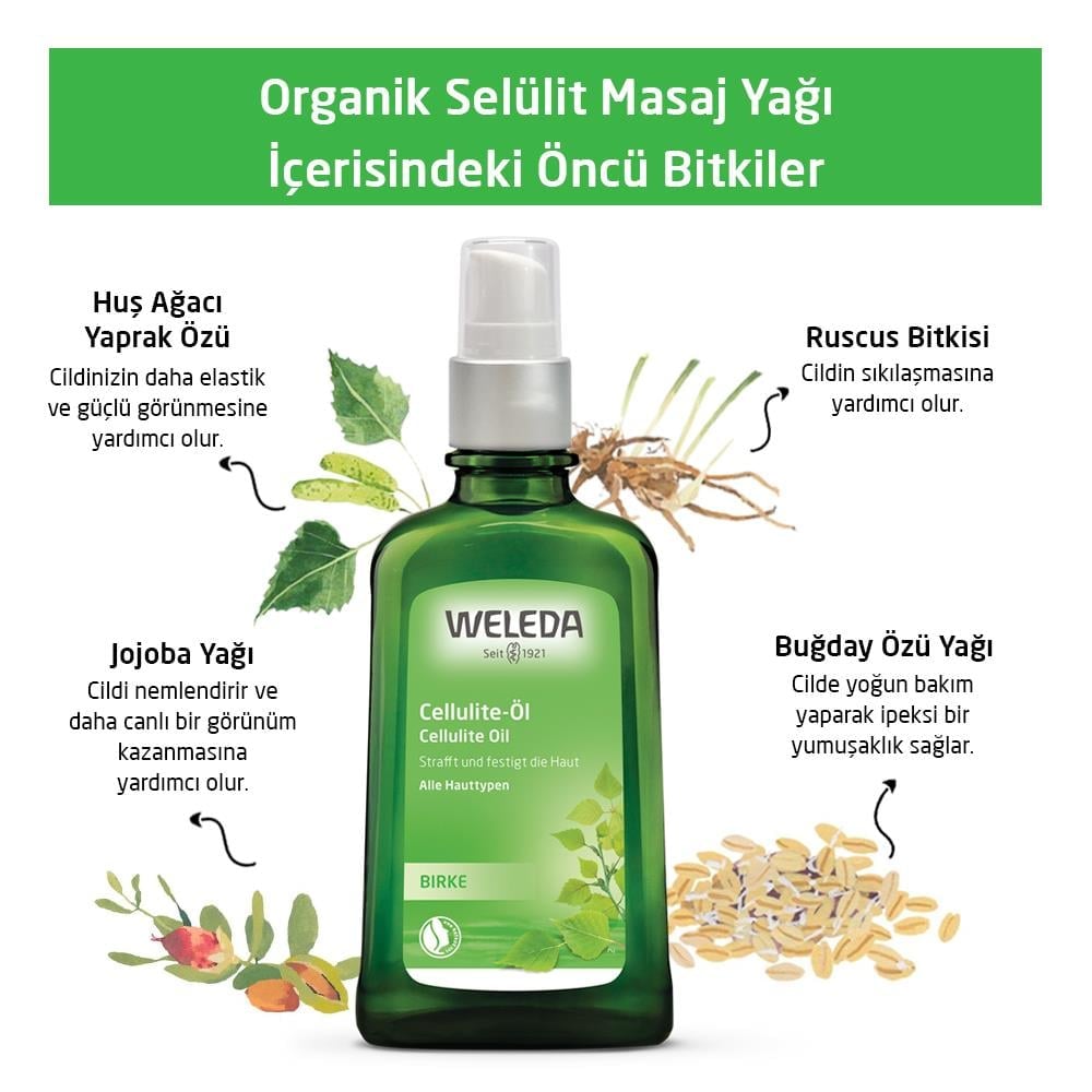 Birch Selülit Masaj Yağı 100ml