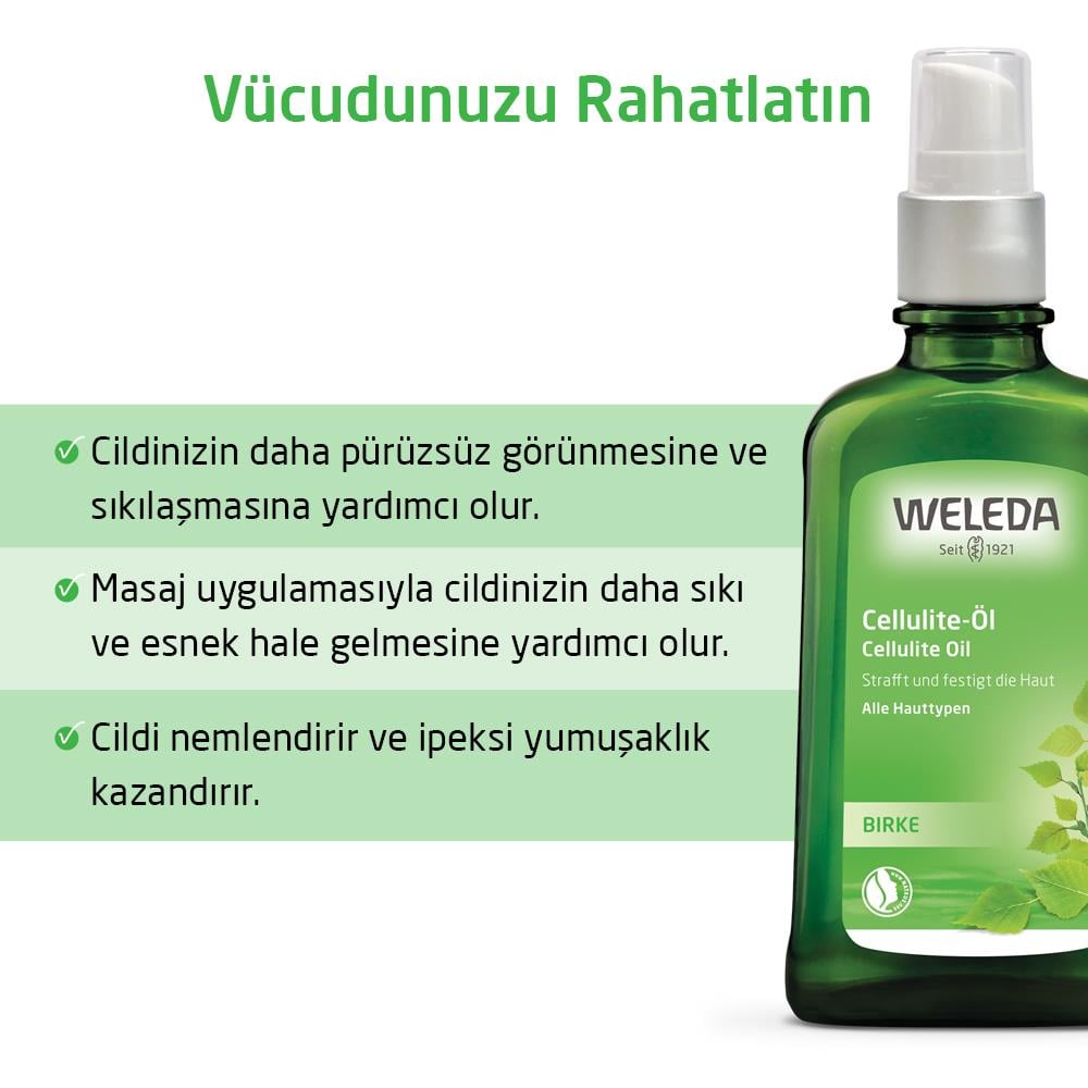 Birch Selülit Masaj Yağı 100ml