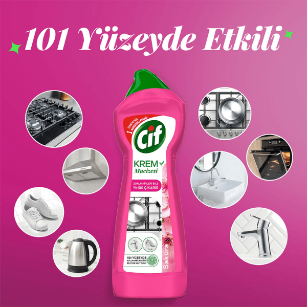 Cif Krem Sakura 750 Ml
