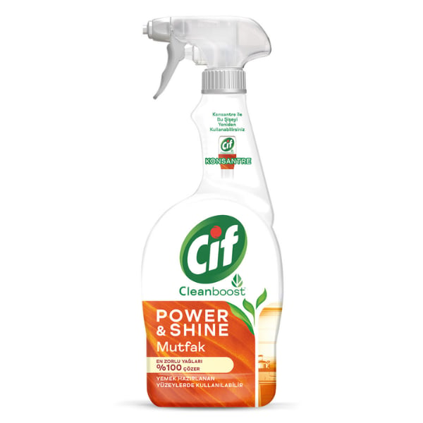 Cif Sprey Power&Shine Mutfak Temizleyici 750 Ml