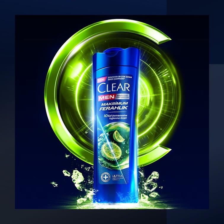 Clear Men Maksimum Ferahlık Şampuan