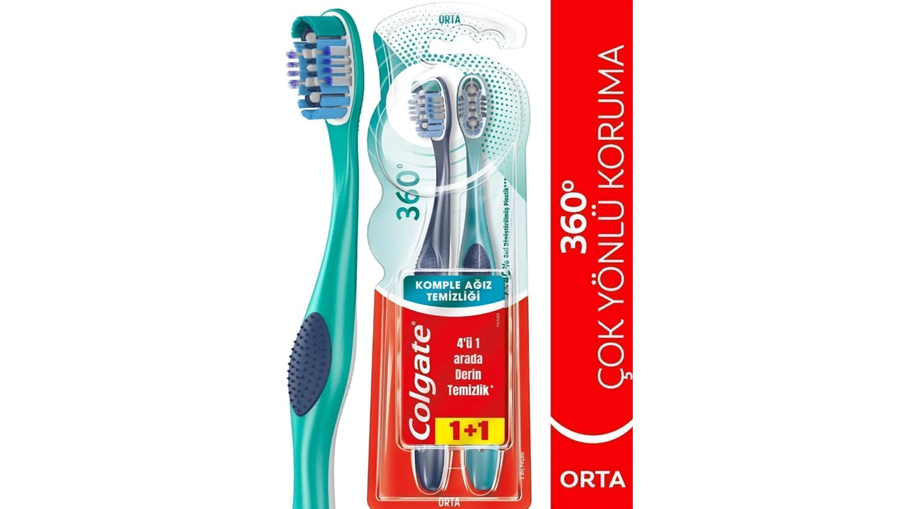 Colgate Komple Ağız Temizliği 1+1 Diş Fırçası