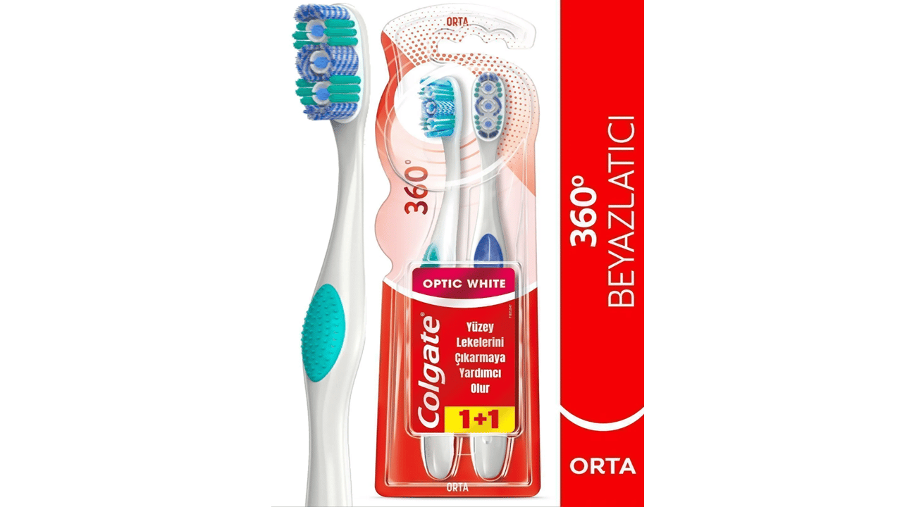 Colgate Optic White 1+1 Diş fırçası