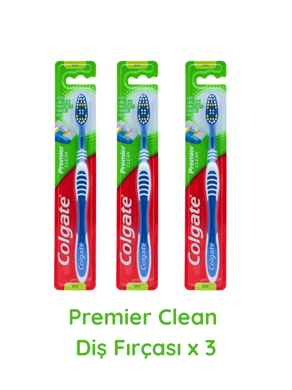 Colgate Premier Clean Diş Fırçası 3'Lü Set