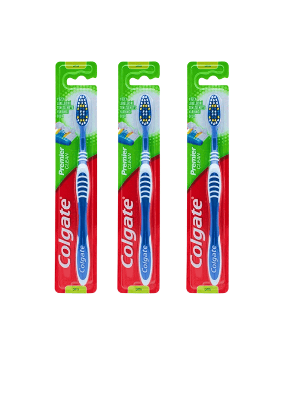 Colgate Premier Clean Diş Fırçası 3'Lü Set