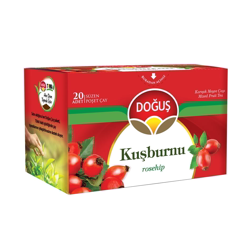 DOĞUŞ BİTKİ ÇAYI KUŞBURNU MEYVEÇAYI 20'Lİ