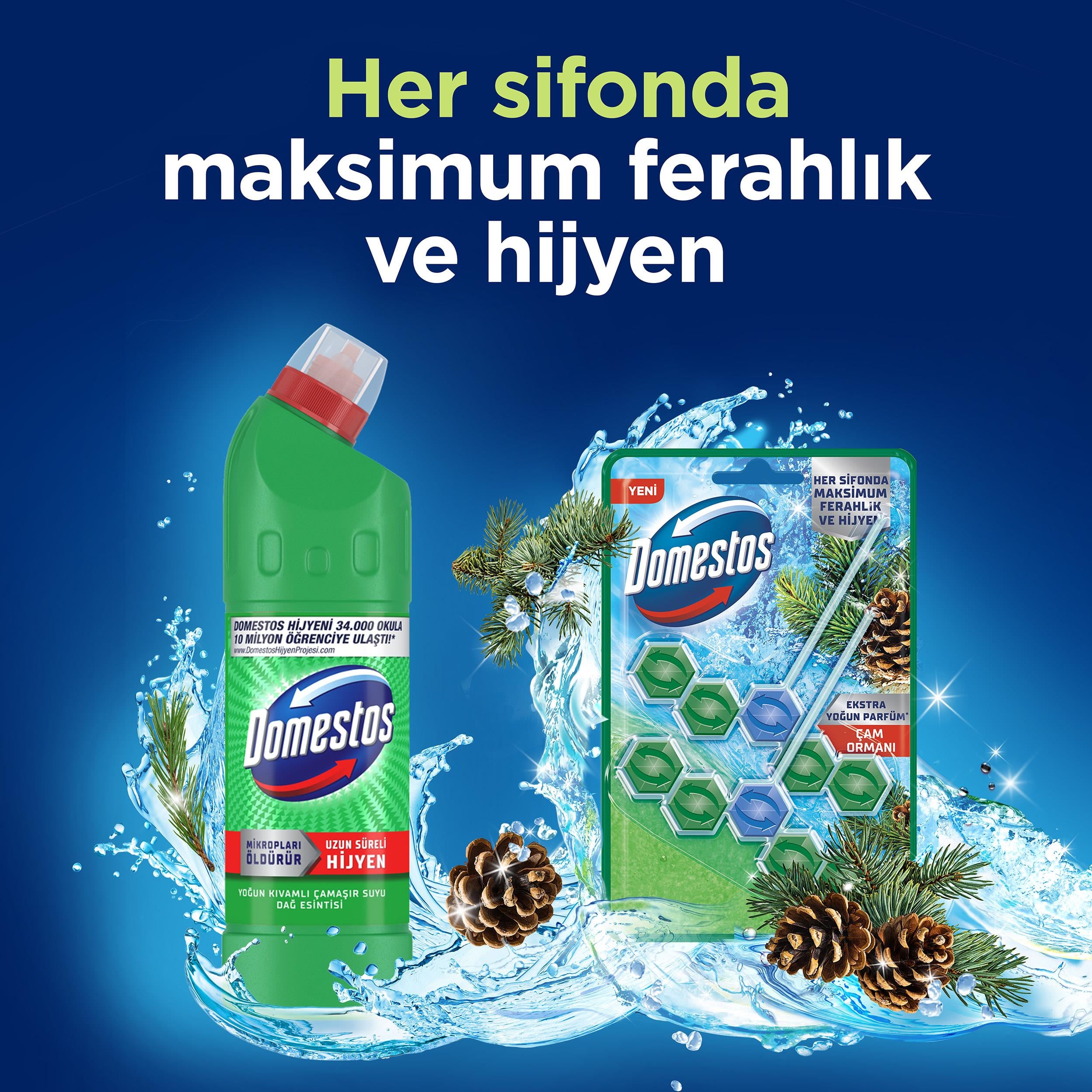 DOMESTOS CAMASIR SUYU DAĞ ESİNTİSİ 750 ML
