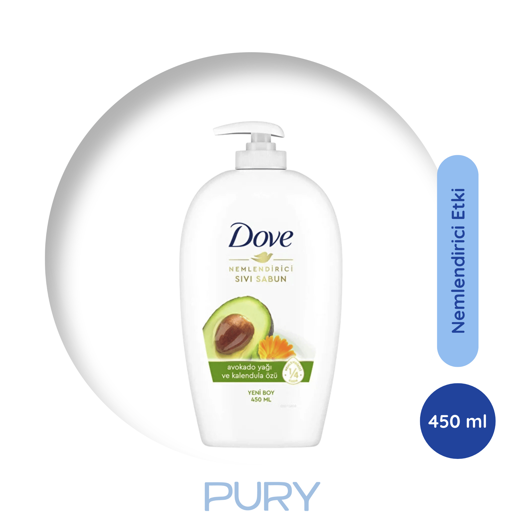 Dove Avokado Özlü Dove Sıvı El Sabunu - 450 ml