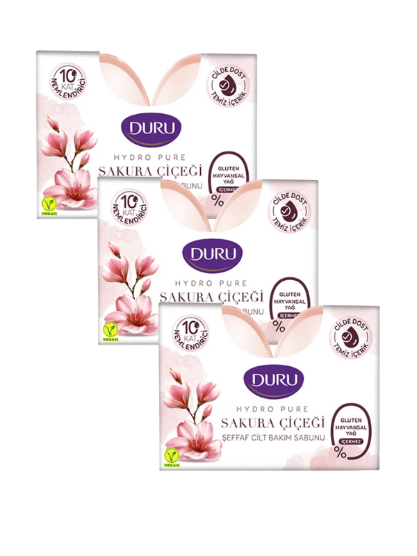 Duru Hydro Pure Sakura Sabun 3'Lü