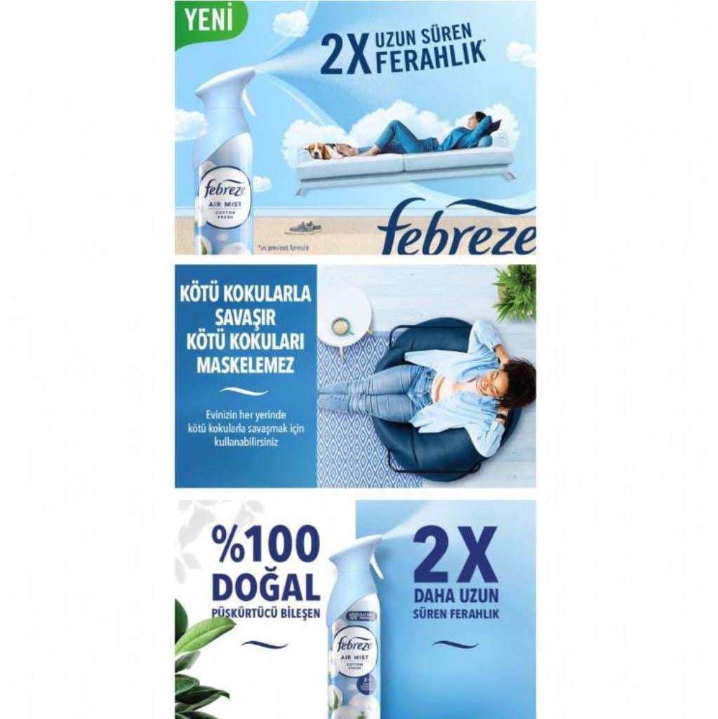 FEBREZE AEROSOL OKYANUS ESİNTİSİ 185ML