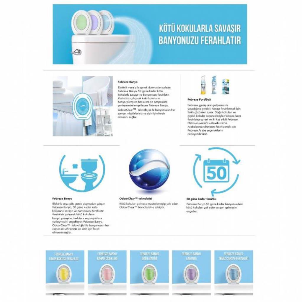 FEBREZE BANYO DAĞ ESİNTİSİ
