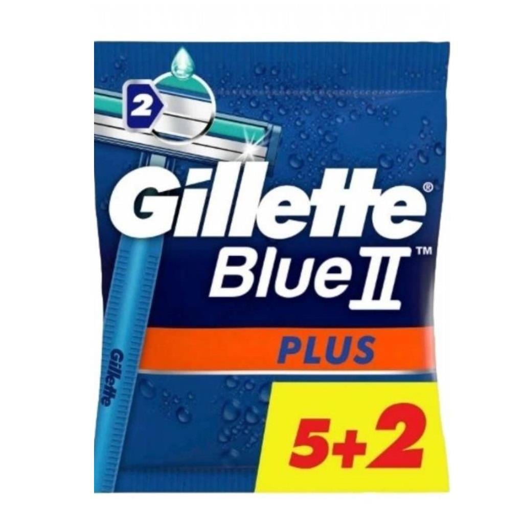 GILLETTE BLUE II PLUS 5+2 POŞET