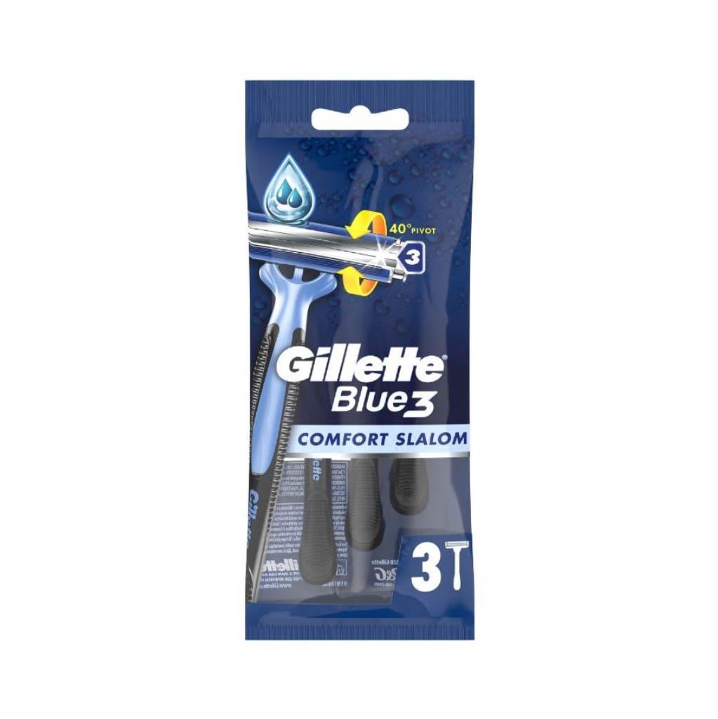 GILLETTE BLUE III COMFORT SLALOM 3'LÜ POŞET
