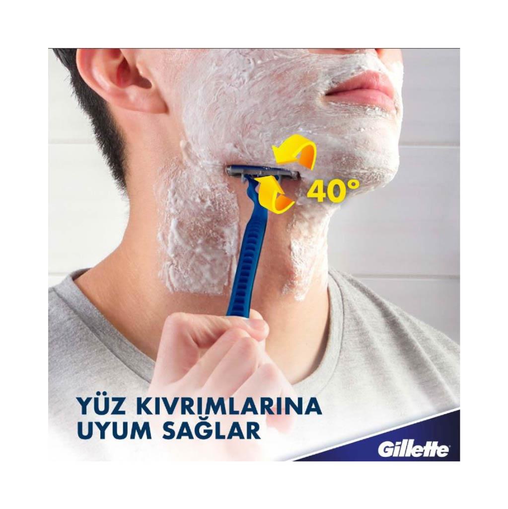 GILLETTE BLUE III COMFORT SLALOM 3'LÜ POŞET