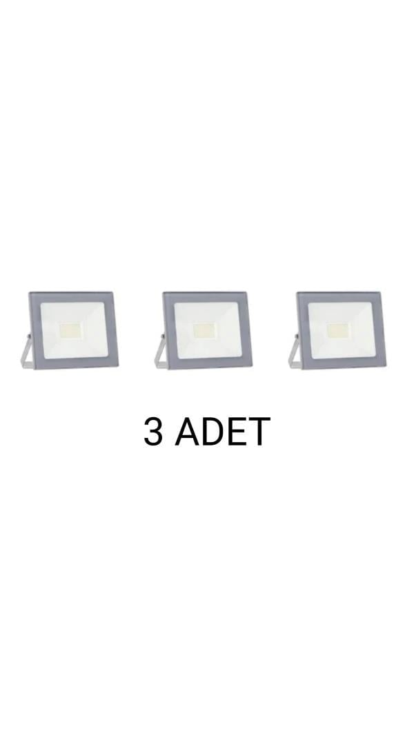 Global K2 KLF190 10W 6500K Beyaz Slim Led Projektör x 3 Adet