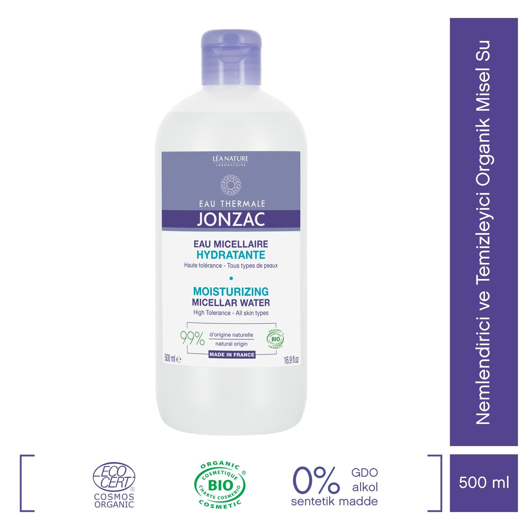 Jonzac Rehydrate Nemlendirici ve Temizleyici Organik Misel Su 500 Ml