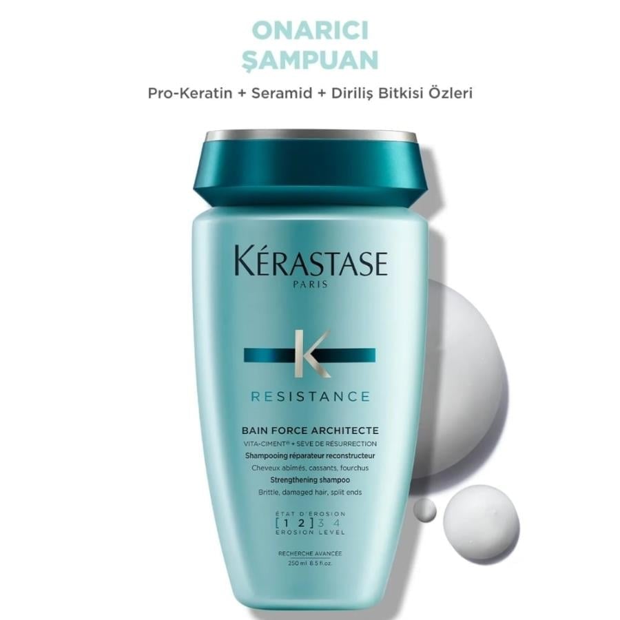 Kerastase Resistance Bain Force Saç Bakım Şampuanı 250ml