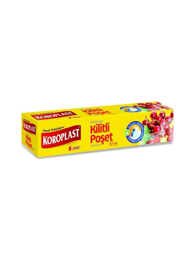 Koroplast Kilitli Poşet Büyük 10'Lu