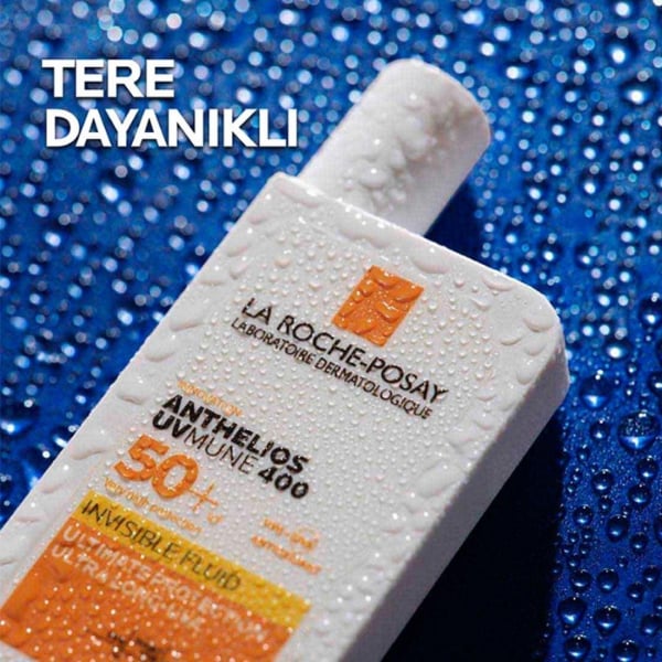 La Roche Posay Anthelios UVmune400 Invisible Fluid Tüm Cilt Tipleri İçin SPF50+ Yüz Güneş Kremi 50 ml