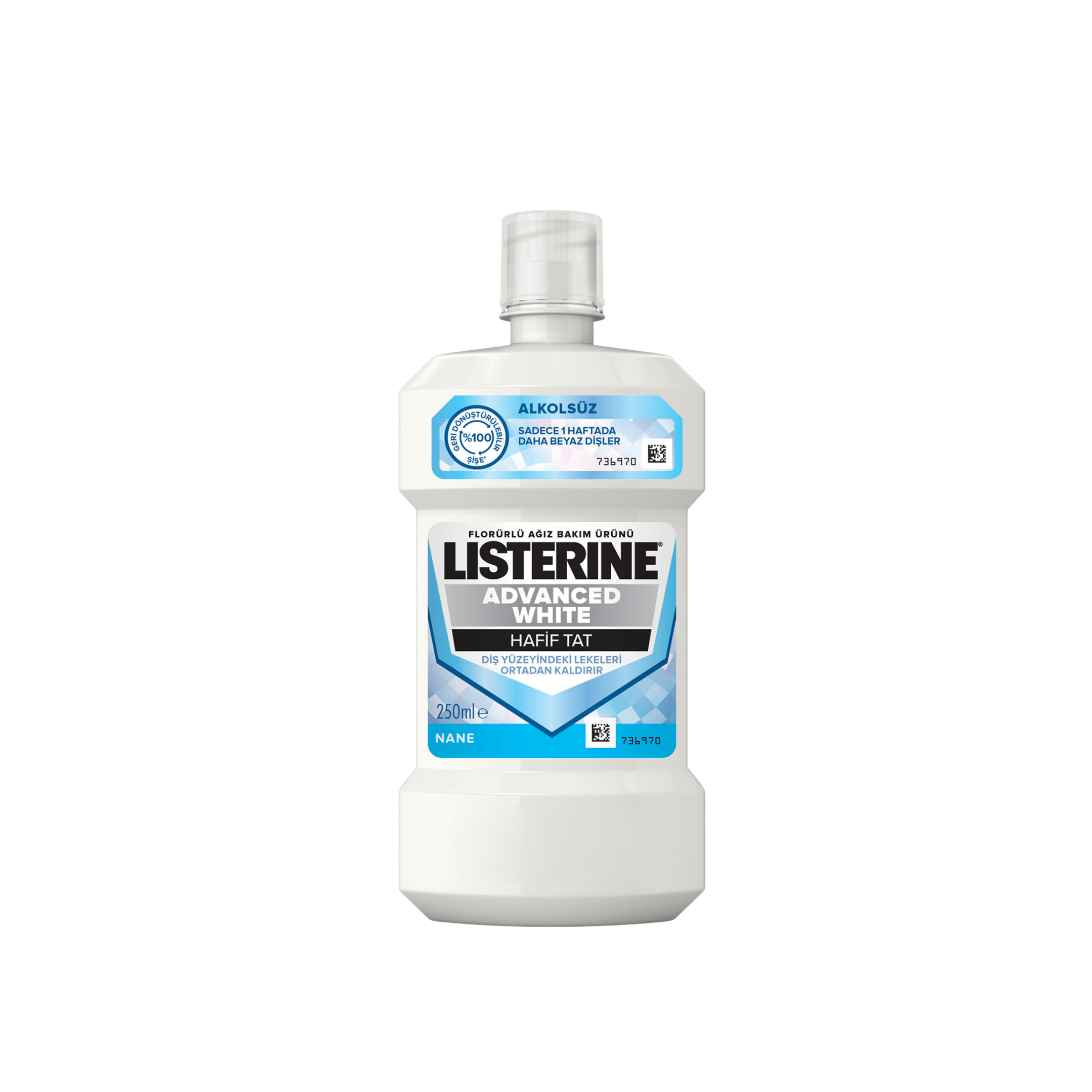 Listerine Advance White Ağız Bakım Suyu 250ml