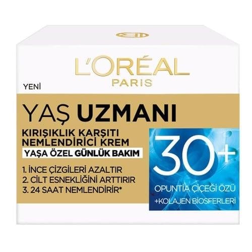 LOREAL PARİS YAŞ UZMANI 30+ NEMLENDİRİCİ KREM 50 ML