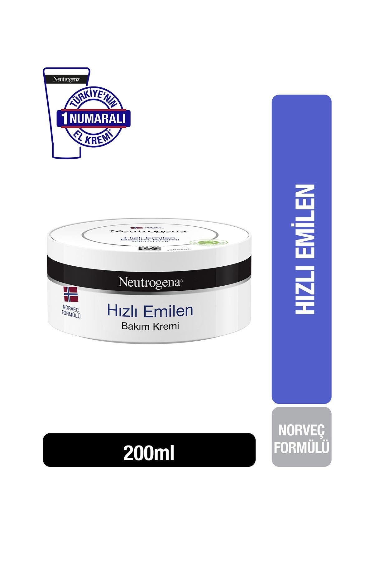Neutrogena Hızlı Emilen Bakım Kremi 200 Ml
