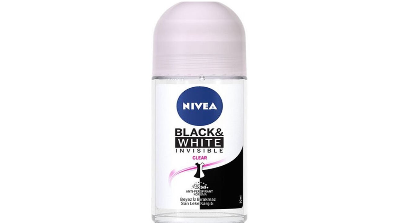Nivea Black & Whıte Invısıble Clear Kadın Roll On Deodorant 50 Ml