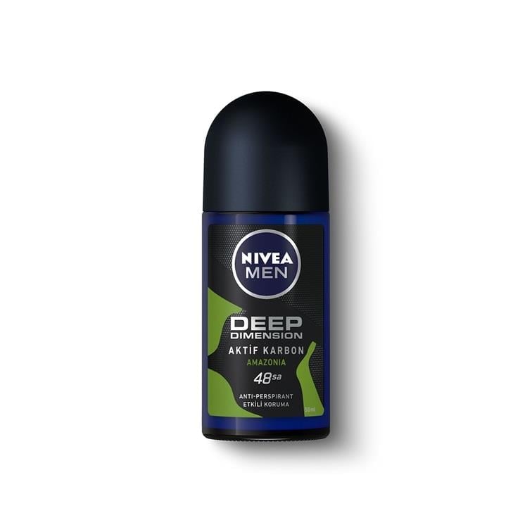 NIVEA MEN DEEP DIMENSION  AMAZONIA ERKEK ROLL ON  DEODORANT 50 ML