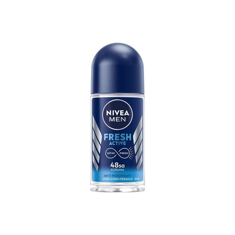 NIVEA MEN FRESH ACTIVE  ERKEK ROLL ON DEODORANT  50 ML