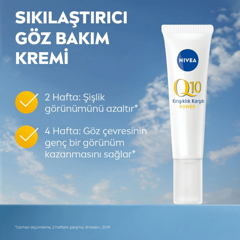Nivea Q10 Kırışıklık Karşıtı Sıkılaştırıcı Göz Bakım Kremi 15 Ml