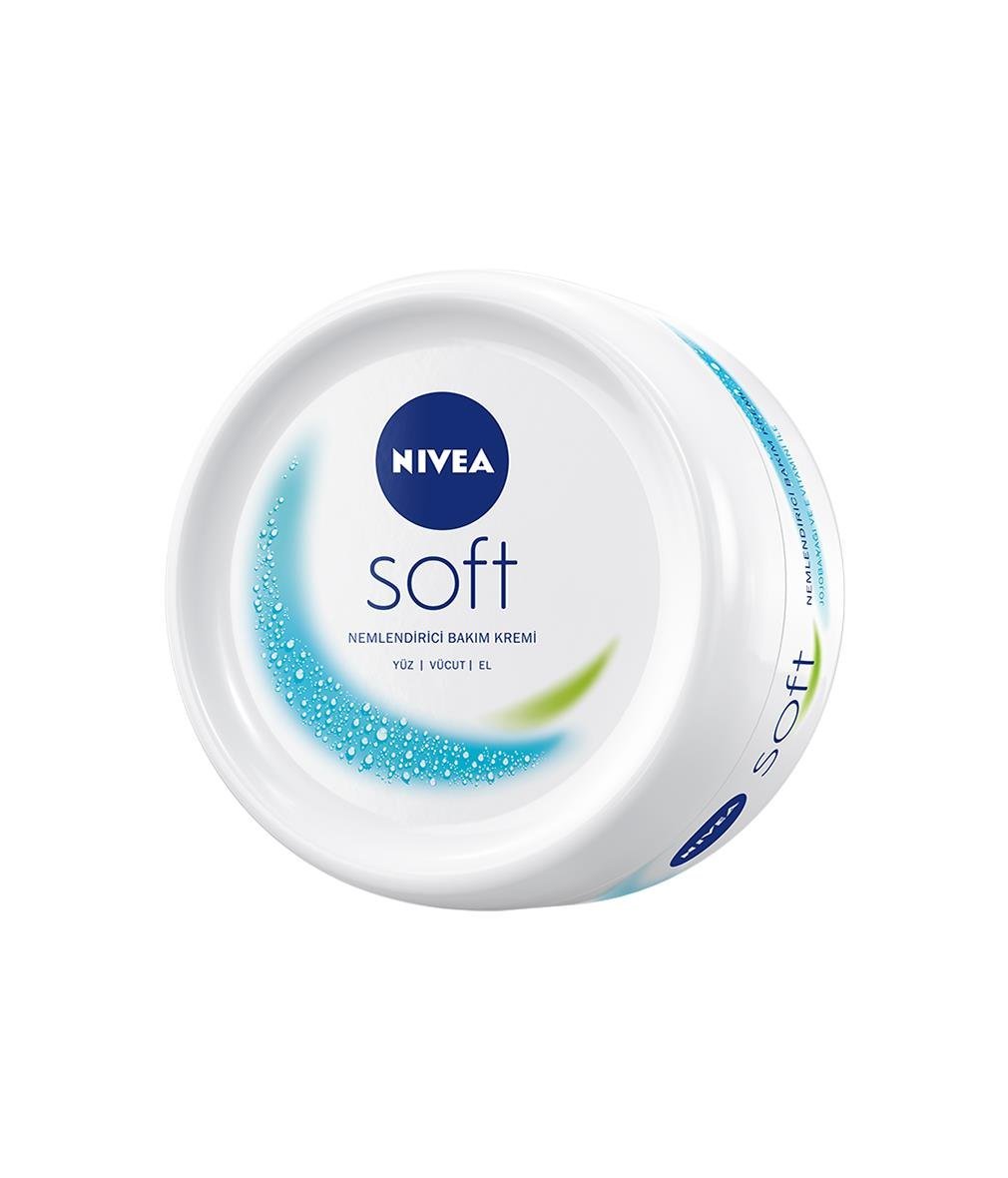 NIVEA SOFT  - Bakım Kremi - Soft CARE Nemlendirici Etkili El ve Vücut Bakım Kremi - Jojoba Yağı ve E Vitamini İçeriği - 300 ML