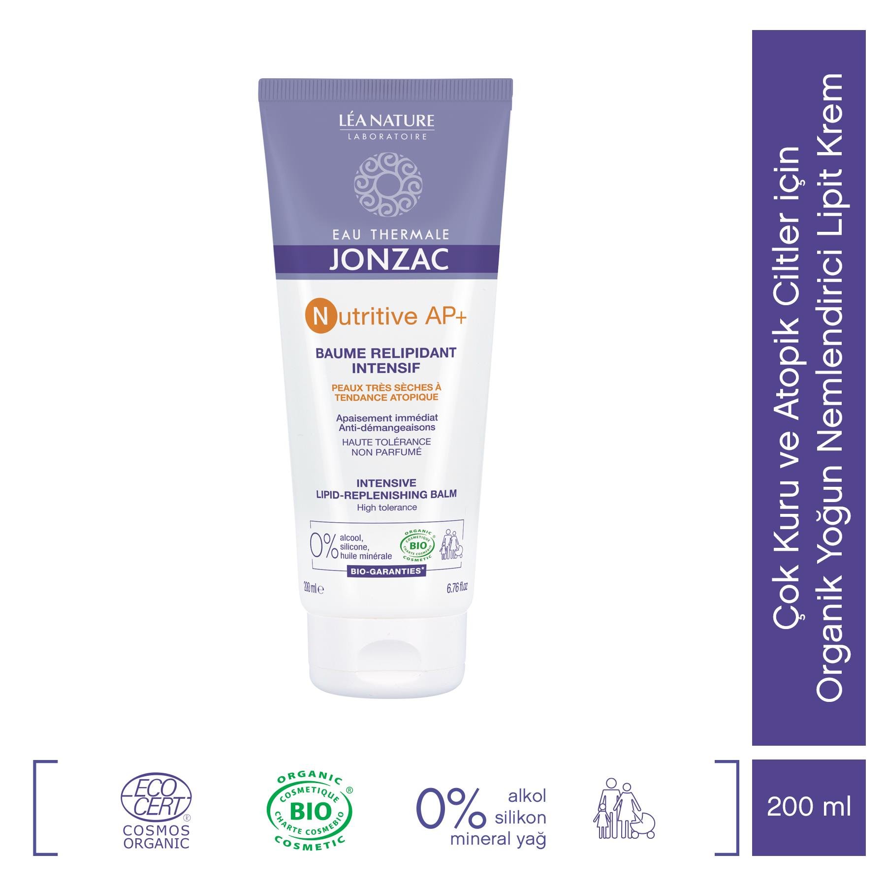 Nurritive AP+ Çok Kuru ve Atopik Ciltler için Organik Yoğun Nemlendirici Lipit Krem 200ml