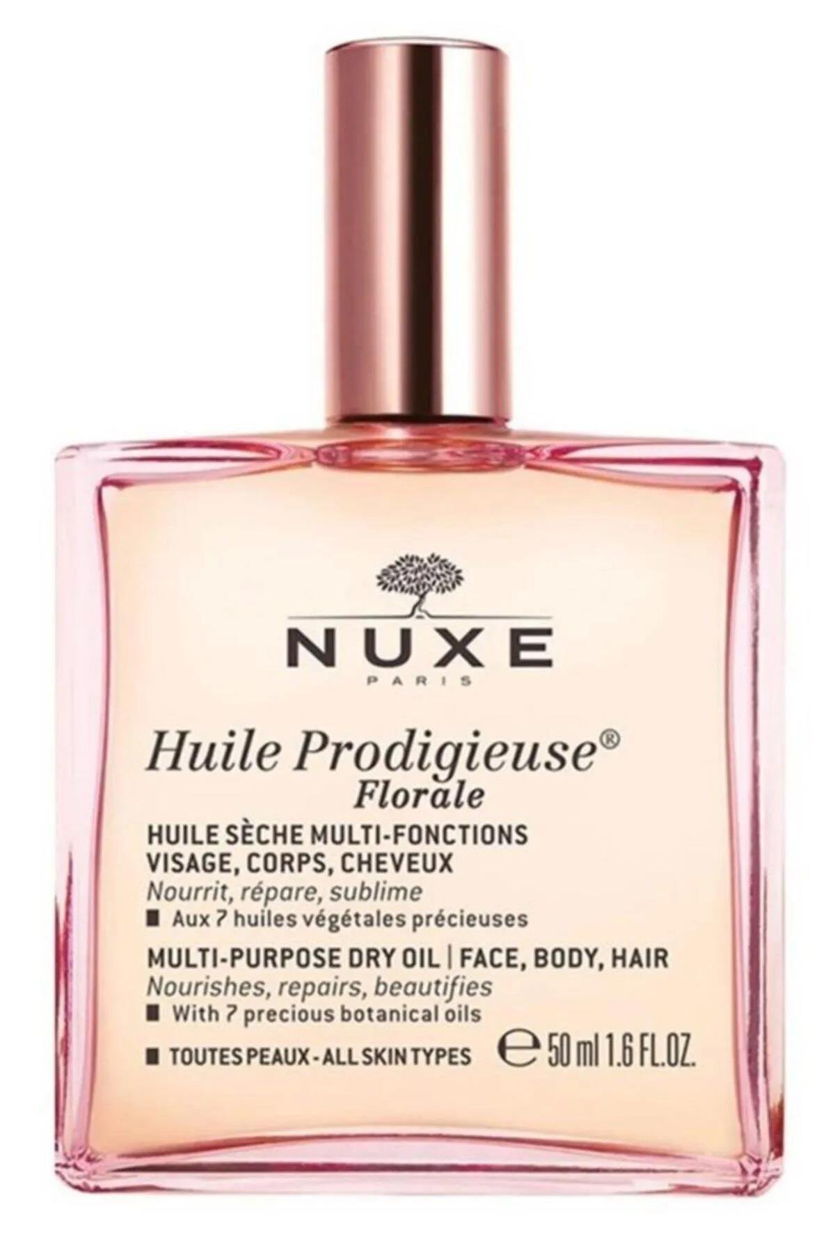 NUXE Paris - HUILE PRODIGIEUSE - FLORALE - Çok Amaçlı Nemlendirici Kuru Yağ 50ML