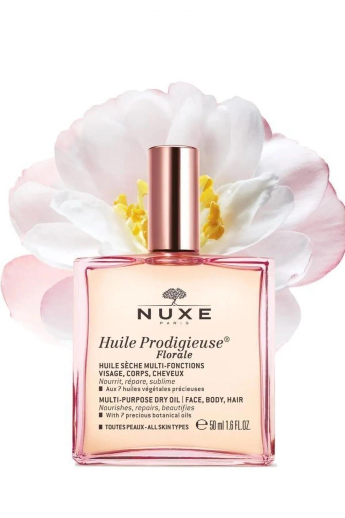 NUXE Paris - HUILE PRODIGIEUSE - FLORALE - Çok Amaçlı Nemlendirici Kuru Yağ 50ML