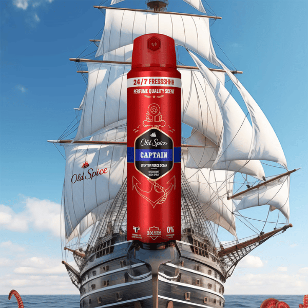 Old Spice Captain Erkek Deodorant Vücut Spreyi 24/7 Fresh 150 Ml