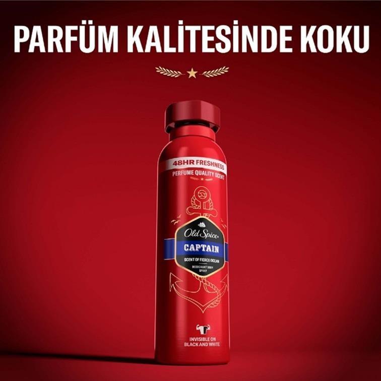 OLD SPICE DEO SPREY CAPTAIN 150ML