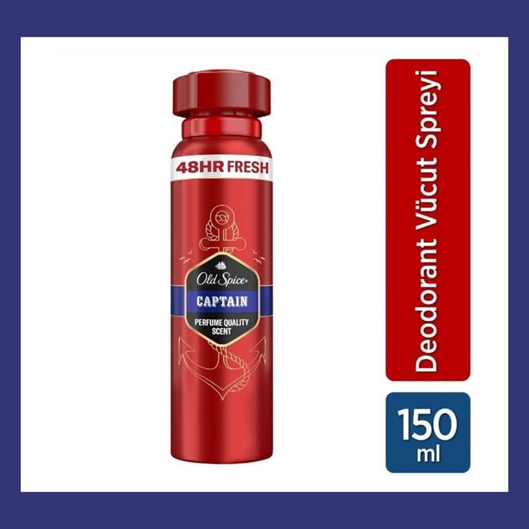 OLD SPICE DEO SPREY CAPTAIN 150ML