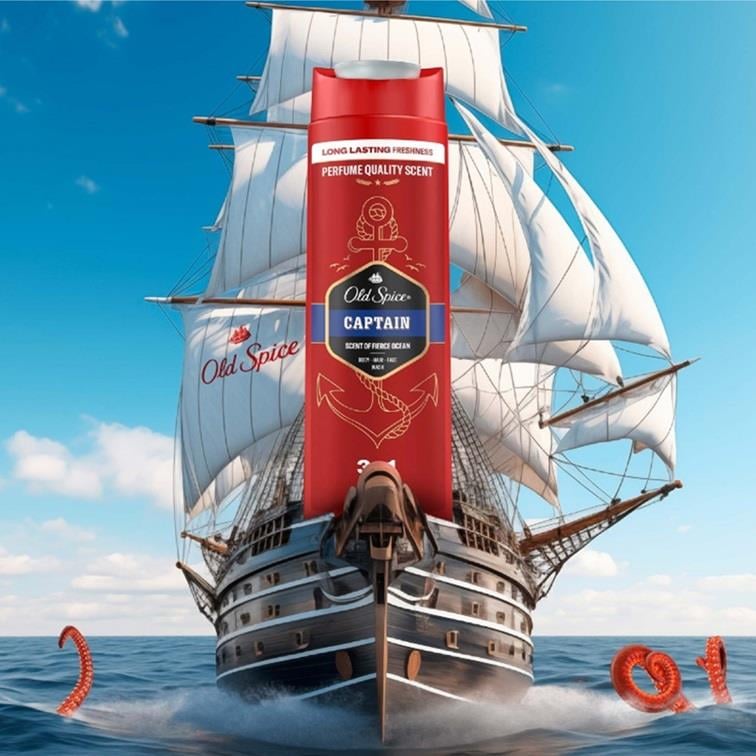 OLD SPICE DUŞ JELİ CAPTAIN 400ML
