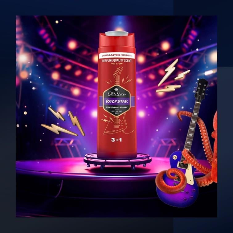 OLD SPICE DUŞ JELİ ROCKSTAR 400ML