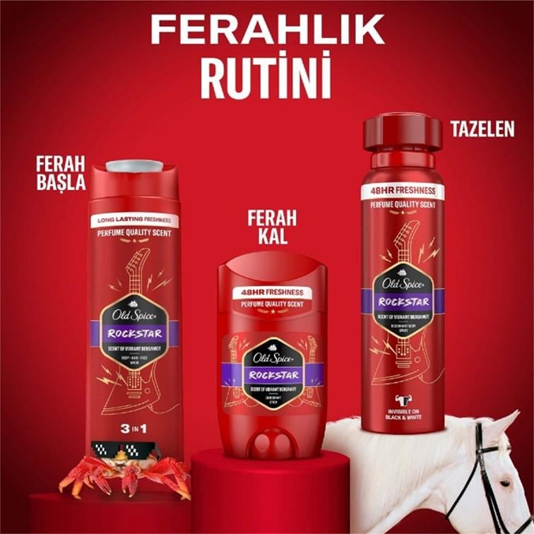 OLD SPICE DUŞ JELİ ROCKSTAR 400ML