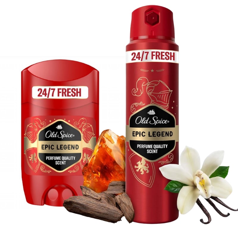 Old Spice Epic Legend Sprey Deodorant+Stick