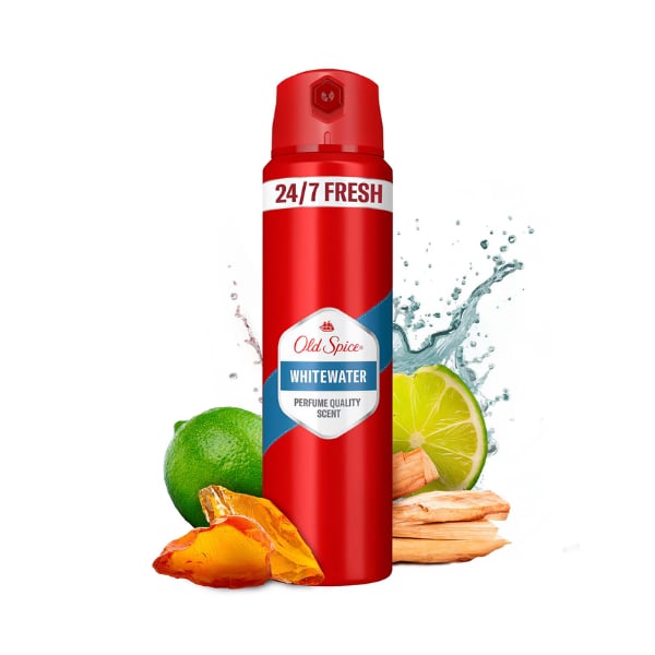 Old Spice Whitewater Erkek Deodorant Vücut Spreyi 24/7 Fresh 150 Ml