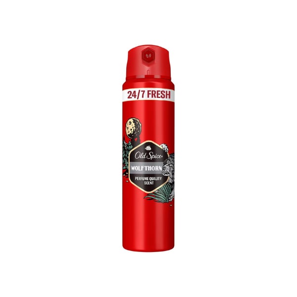 Old Spice Wolfthorn Erkekler Için Vücut Sprey Deodorant 24/7 Fresh 150 Ml