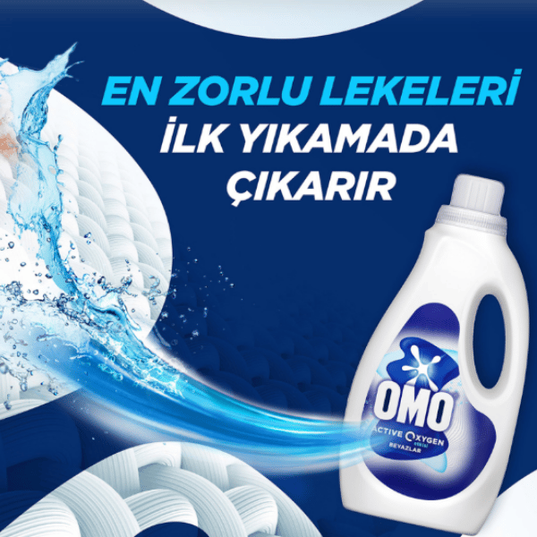 Omo Active Oxy Sıvı Deterjan 1500 Ml