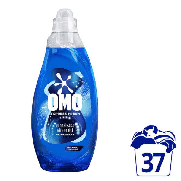Omo Express Fresh Beyazlar Sıvı Deterjan 1480 Ml