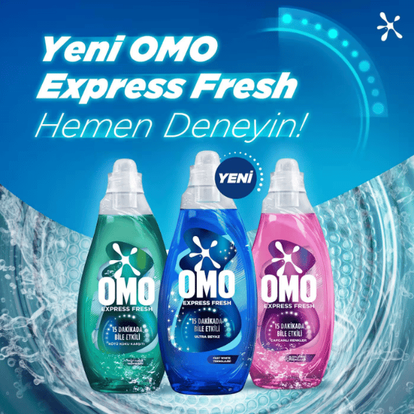 Omo Express Fresh Hipoalerjenik Sıvı Deterjan 1480 Ml