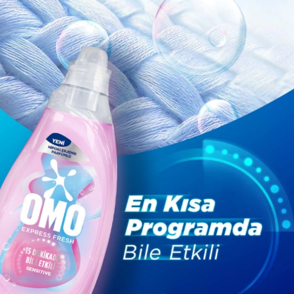 Omo Express Fresh Hipoalerjenik Sıvı Deterjan 1480 Ml