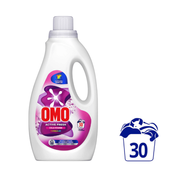 Omo Lıq Cold Power Renkliler 1500 Ml