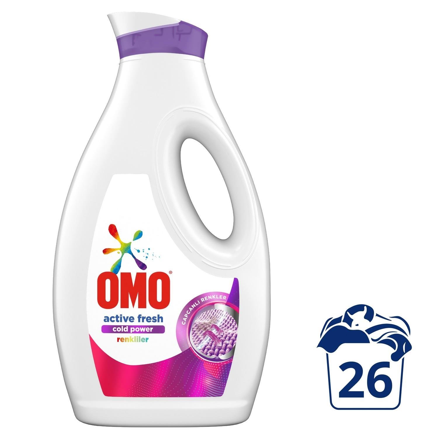 OMO SIVI COLD POWER RENKLİLER ÇAMAŞIR DETERJANI 1690 ML